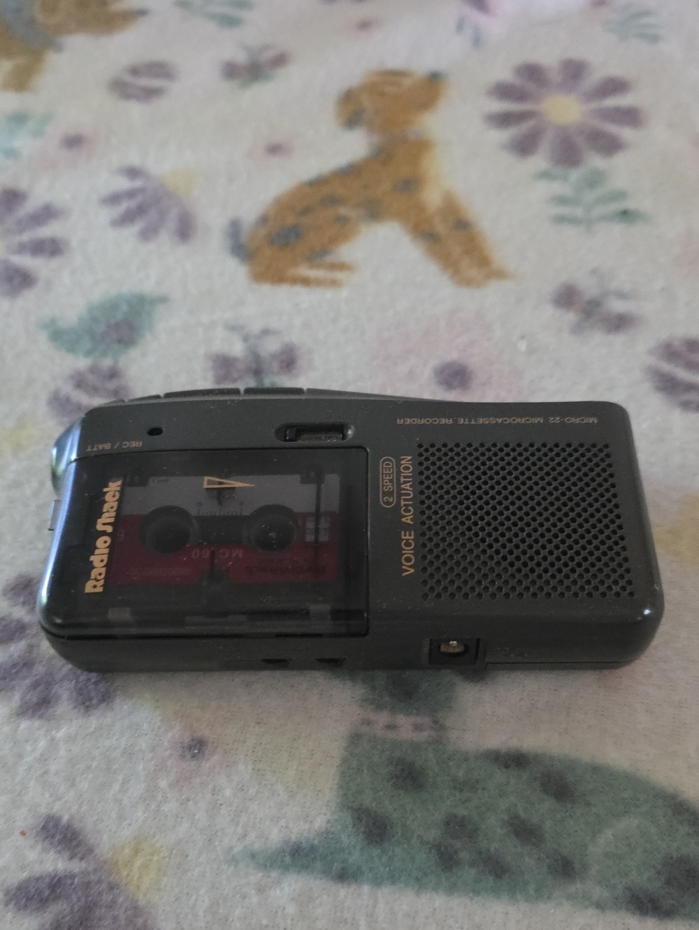Vintage Radio Shack Micro-22 Microcassette Recorder